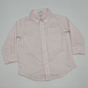 NEW Janie and Jack pink button down shirt size 6-12 months